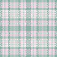 Tartan or plaid pastel color pattern. vector