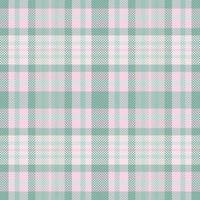 Tartan or plaid pastel color pattern. vector