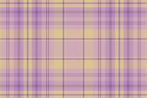 Tartan or plaid pastel color pattern. vector