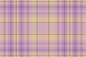 Tartan or plaid pastel color pattern. vector