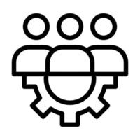 Workforce Icon Design vector