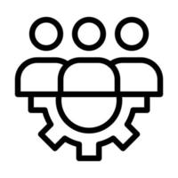 Workforce Icon Design vector