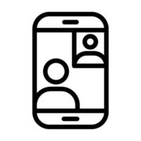 Video Calling Icon Design vector