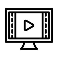 diseño de icono de video tutorial vector