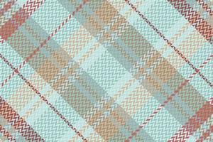 Tartan or plaid pastel color pattern. vector