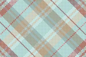 Tartan or plaid pastel color pattern. vector