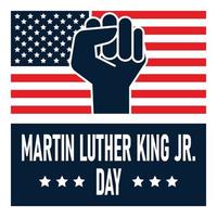 Martin Luther King Jr Day background. vector