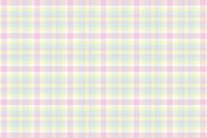Tartan or plaid pastel color pattern. vector