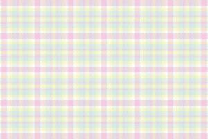 Tartan or plaid pastel color pattern. vector