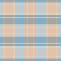 Tartan or plaid pastel color pattern. vector