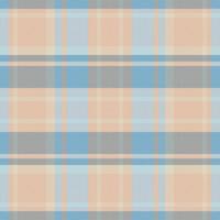 Tartan or plaid pastel color pattern. vector