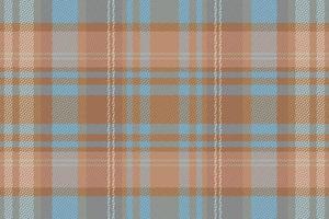 Tartan or plaid pastel color pattern. vector