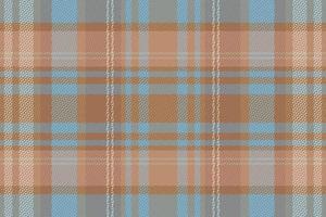 Tartan or plaid pastel color pattern. vector