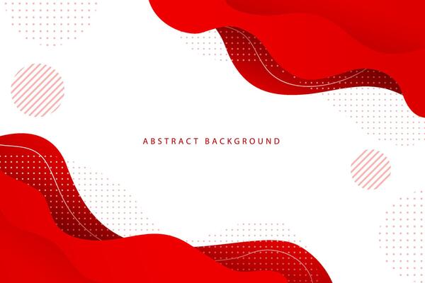 red abstract modern wavy background with pattern