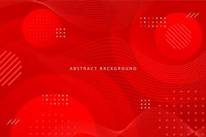 abstract backgroun design with red color wave for web banner poster flyer vector