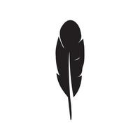 Feather ilustration  logo vector