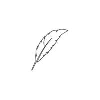 Feather  logo vektor vector