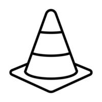 Safety cone icon vector for your website design, logo, app, UI. Vector illustration