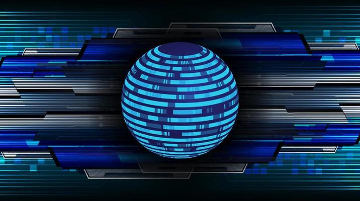 Modern Technology Background with globe