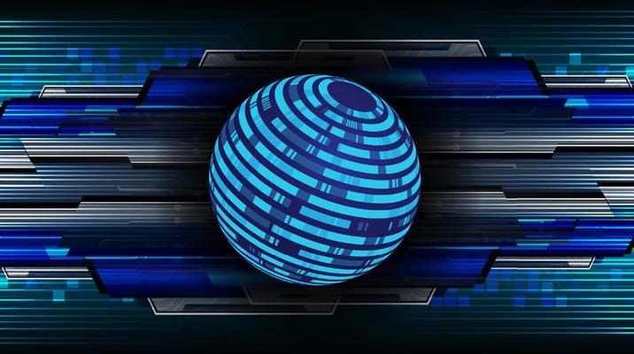 Modern Technology Background with globe