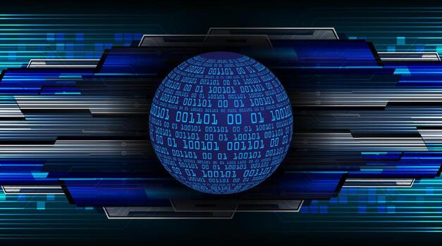 fondo de tecnología moderna con globo vector