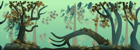 Forest Game Background vector