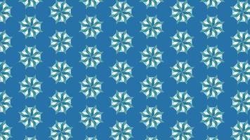 Snowflake Wallpaper Pattern - Big Flakes Dark Background vector