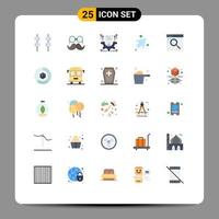 Universal Icon Symbols Group of 25 Modern Flat Colors of internet right resume up configure Editable Vector Design Elements