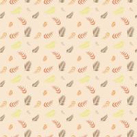 Leaf Seamless Pattern vector
