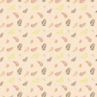 Leaf Seamless Pattern vector