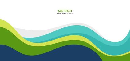 Abstract colorful wave business design background vector