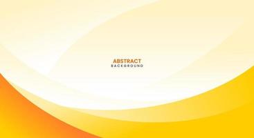 Abstract orange wave banner template design background vector