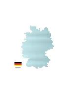 Germany map design blue circle, white background with Germany flag. vector