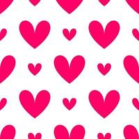 heart vector illustration seamless pattern suitable for banner background, web. on a valentines theme