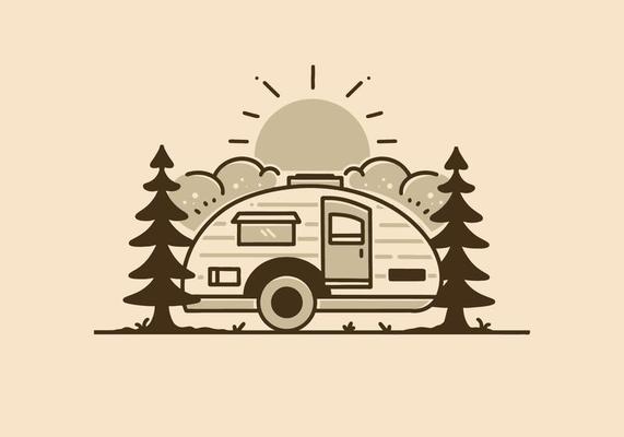 Camper Vector Art, Icons, and Graphics for Free Download