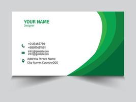 Vector business card design or visiting card template.