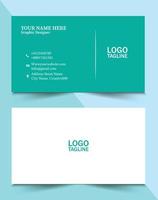 Vector business card design or visiting card template.