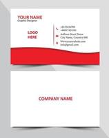 Vector business card design or visiting card template.