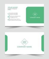 PrintVector business card design or visiting card template. vector