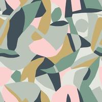 Vector abstract geometric shapes illustration seamless repeat pattern