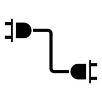 Cable Solid Icon vector