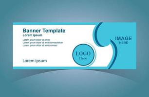 Professional Web Banner Design Template. Modern Social Media Banner Design. Usable for Banner, Cover, and Header. vector