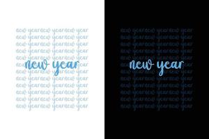 NEW YEAR T SHIRT vector