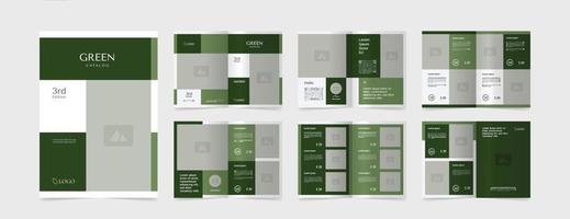 modern a4 product catalog design template vector