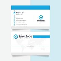 Modern creative business card and name card, horizontal simple clean template vector design, layout in rectangle size.