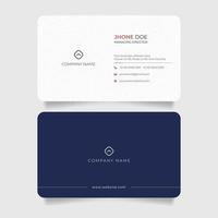 Business card design vector template