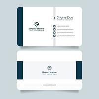 Business card design vector template in minimal style