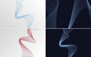 modern wave curve abstract presentation background Pack vector