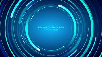 Abstract dark blue gradient color background. with streak lines. Digital future technology concept vector