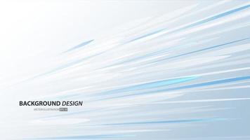 Abstract white and blue gradient color background, with diagonal lines waveform moving. Digital future technology sense background concept vector